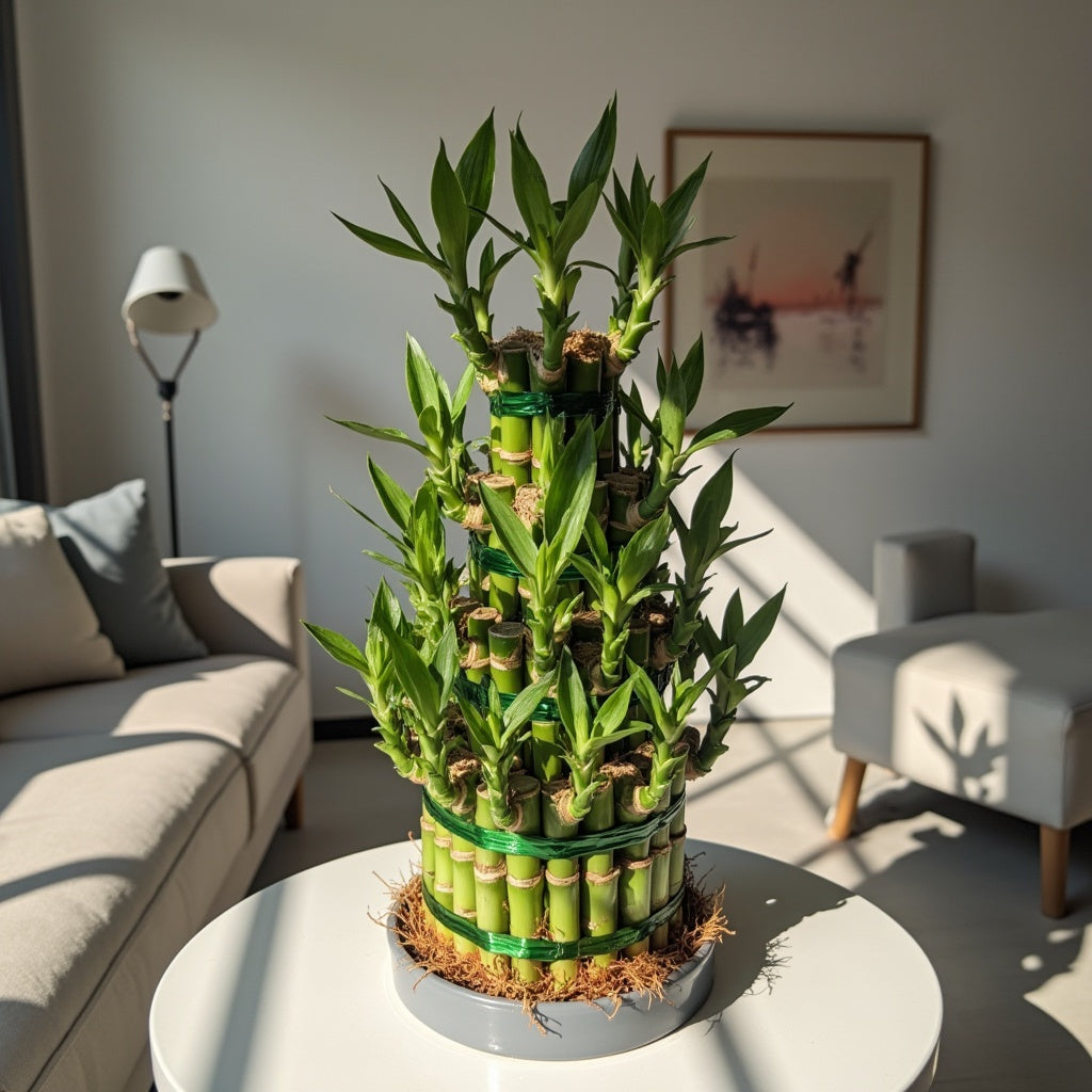 4 Layer Lucky Bamboo Plant 4 Layer Lucky Bamboo Plant