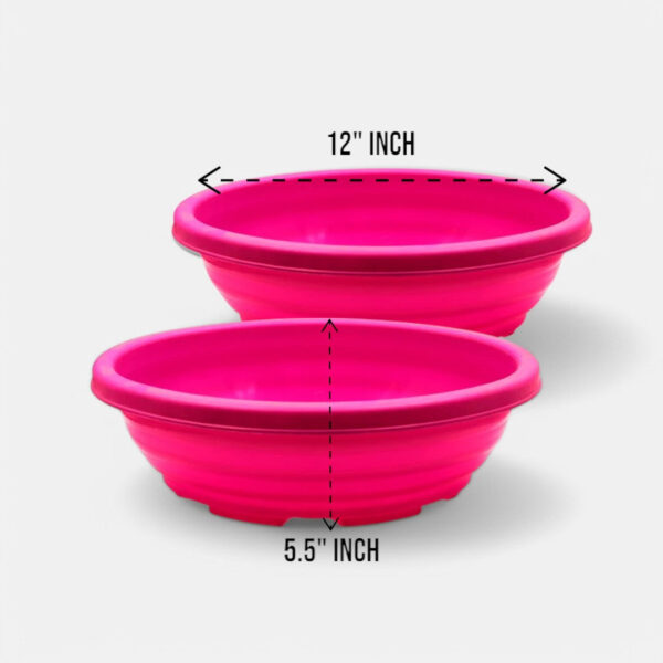 Bonsai Oval Pink 12 Inch (Pack of 2)
