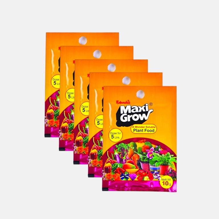 Maxi Grow | Pack of 5 | Water Soluble Plant Food | N-P-K 6-12-36