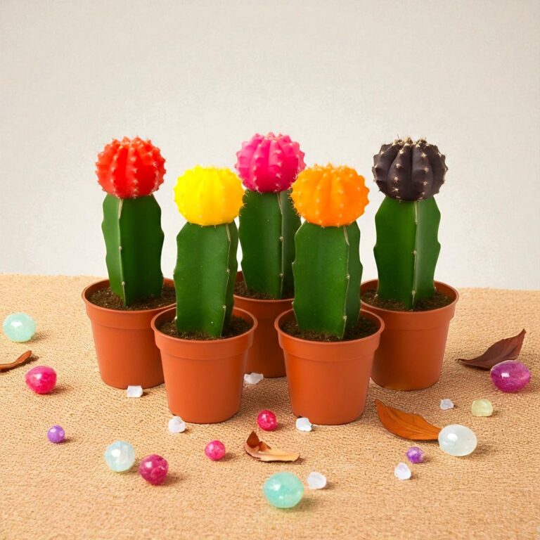 Moon Cactus – Pack of 5 | Assorted Colors (Any 5 Available)